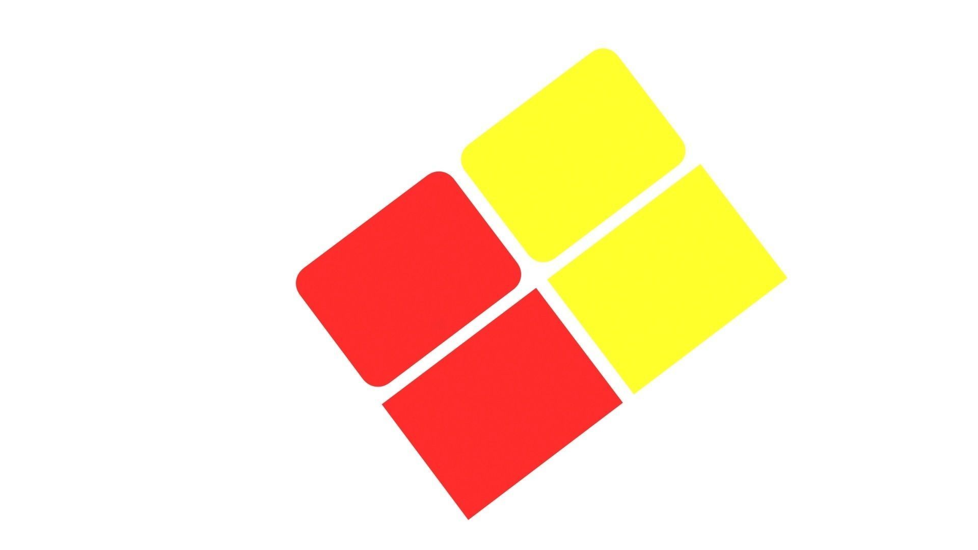 Football Penalty Cards 3D model_3