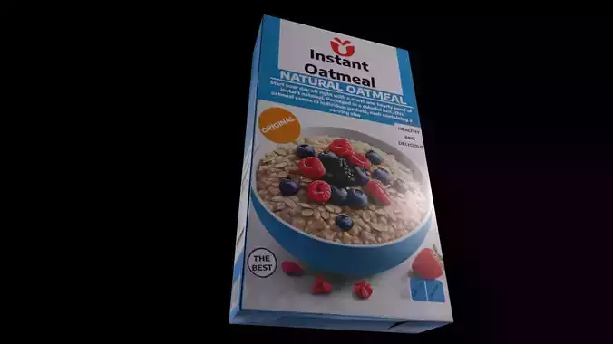 Dry breakfast and cereal-Instant Oatmeal-GAME READY PBR