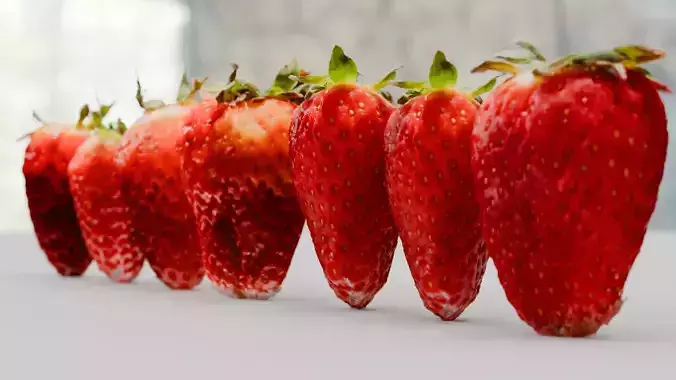 Strawberry 3D Model  