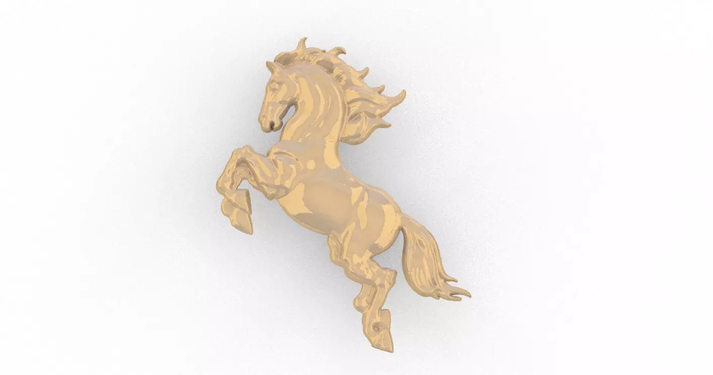 HORSE PENDANT DIJE CABALLO 3D print model_0