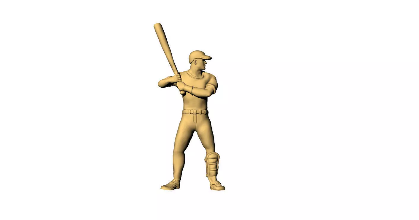 BASEBALL PLAYER BASEBOLISTA 3D print model_0