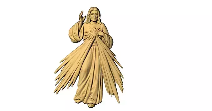 MERCY JESUS DEVINE SENOR MISERICORDIOSO 3D print model
