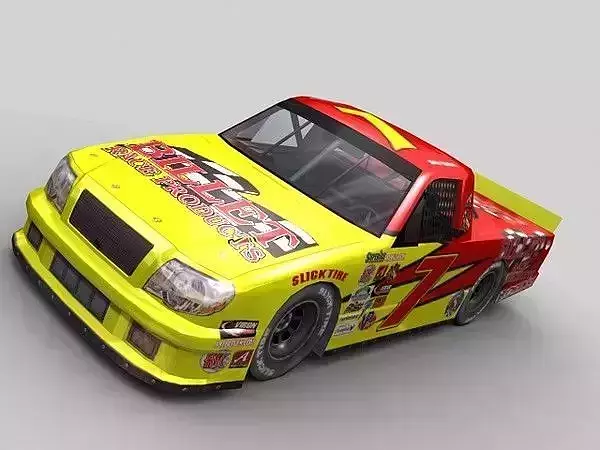 Generic NASCAR Race Truck Game Ready