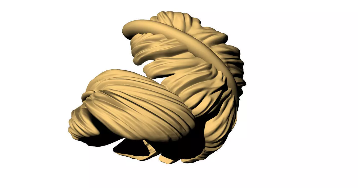 FEATHER RING ANILLO PLUMA 3D print model_0