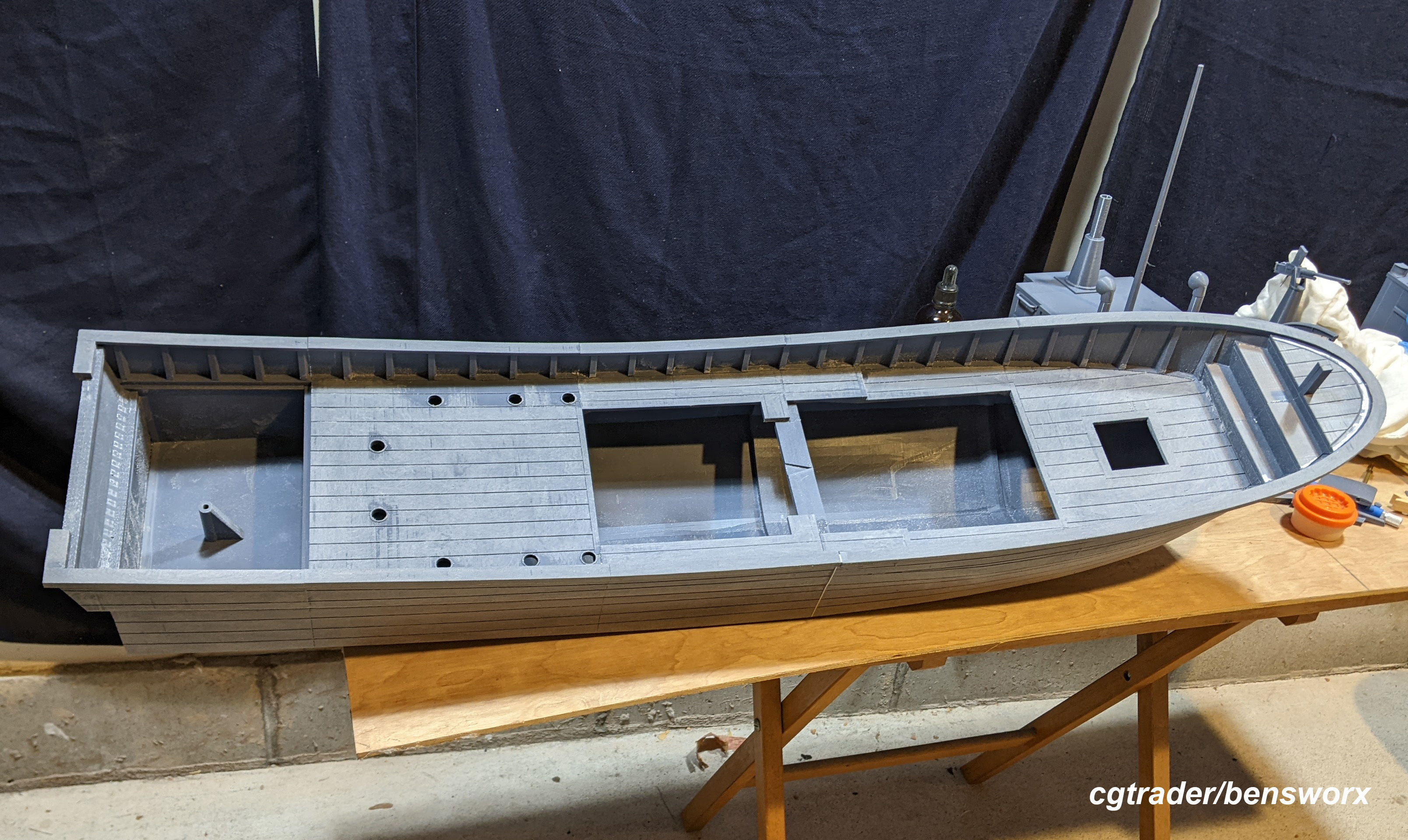 1 16 RC Japanese Fishing Boat 3D print model_4