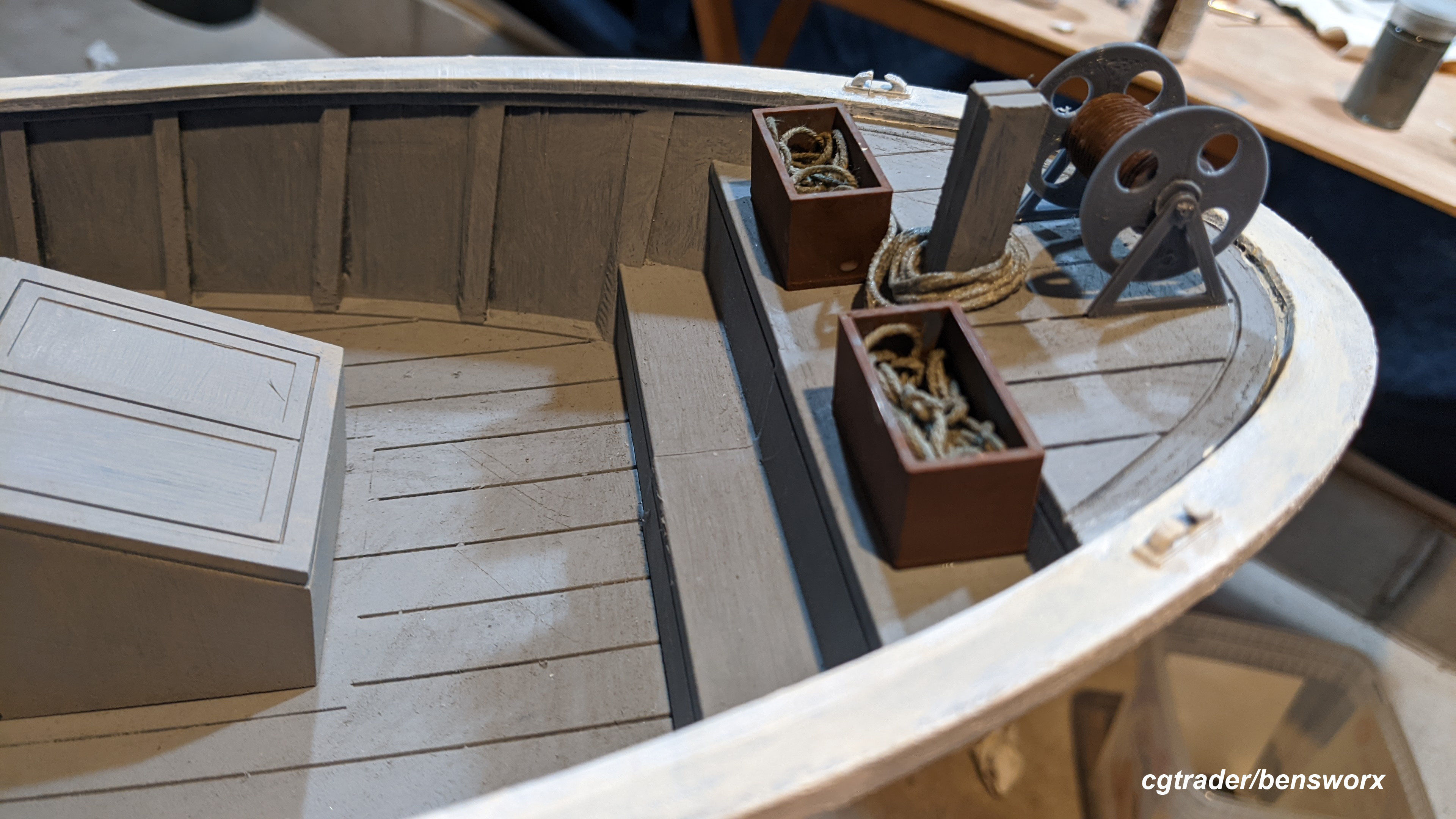 1 16 RC Japanese Fishing Boat 3D print model_9