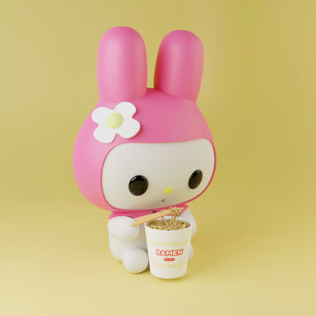My Melody 3D model_0