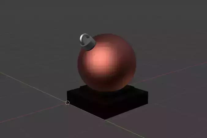 Low Poly Christmas Ornament Exterior Decor