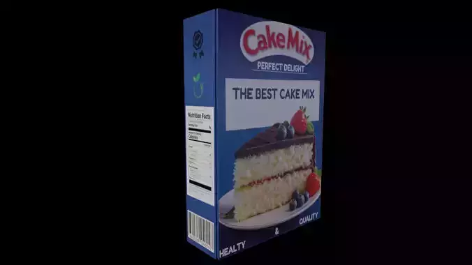 Baking decorations-Cake Mix-GAME READY PBR