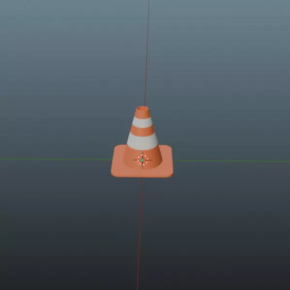 Simple Traffic Cone Free low-poly 3D model