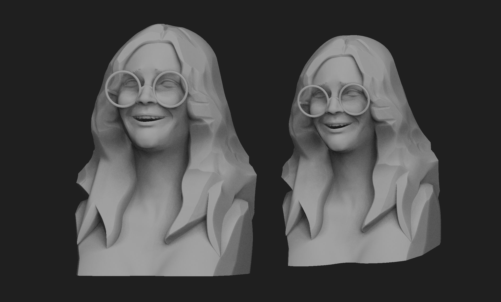 Janis Joplin 3D print model_6