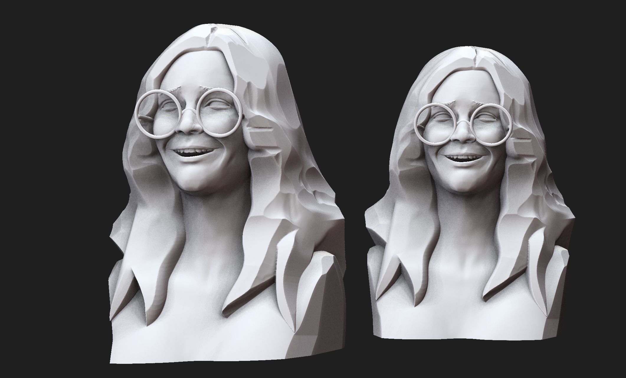 Janis Joplin 3D print model_3