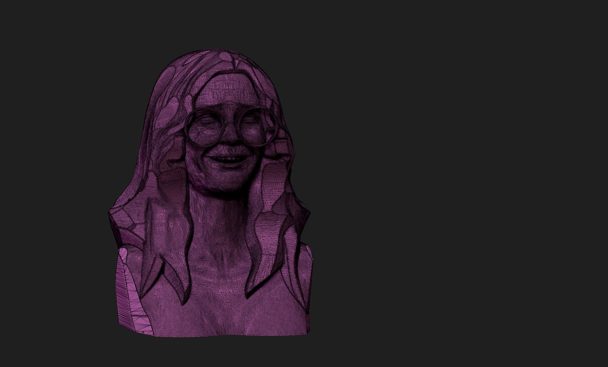Janis Joplin 3D print model_7