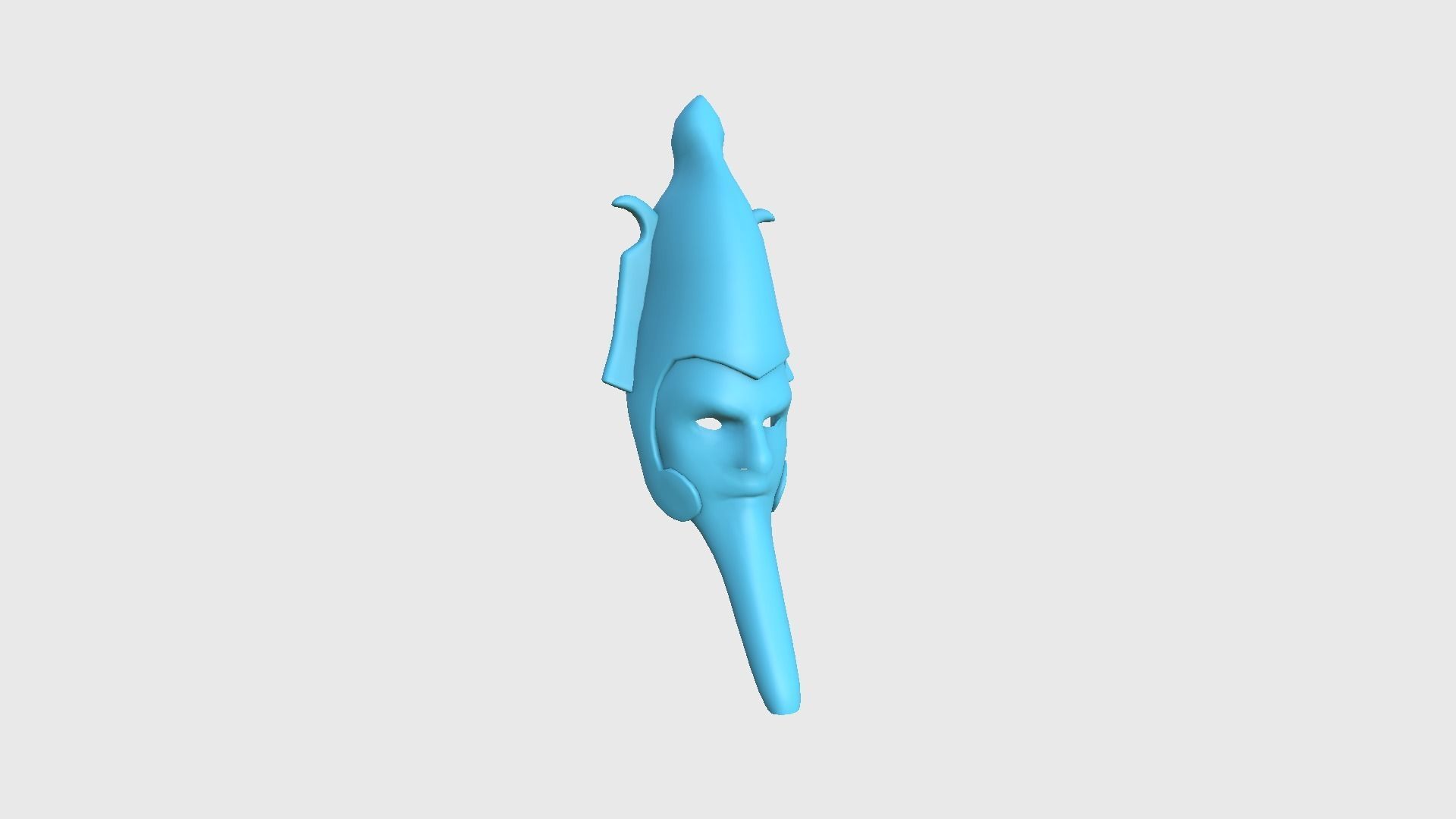 Osiris Mask A06 - Egyptian Gods Character Clothing Low-poly 3D model_10