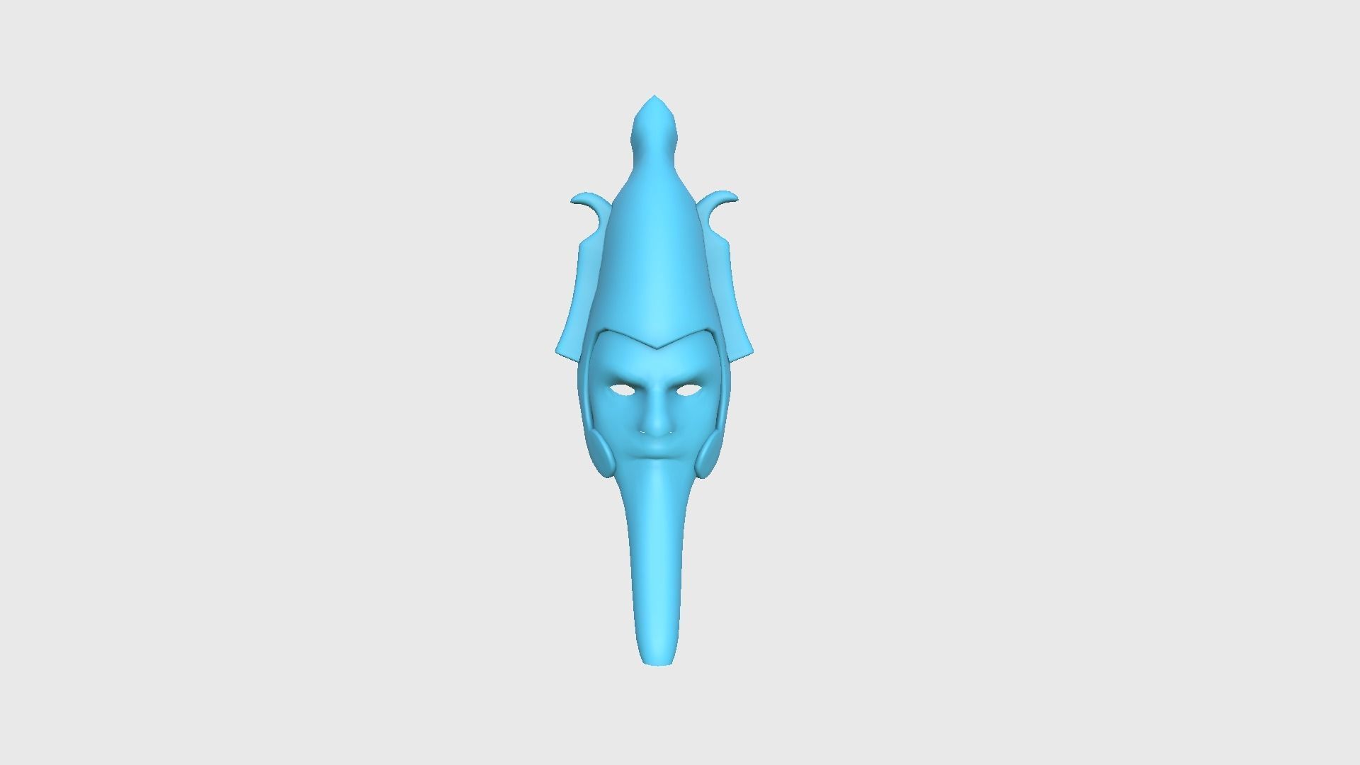Osiris Mask A03 - Egyptian Gods Character Clothing Low-poly 3D model_7