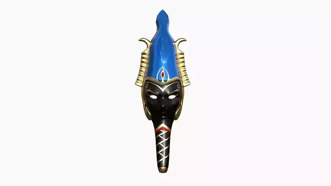 Osiris Mask A01 - Egyptian Gods Character Clothing