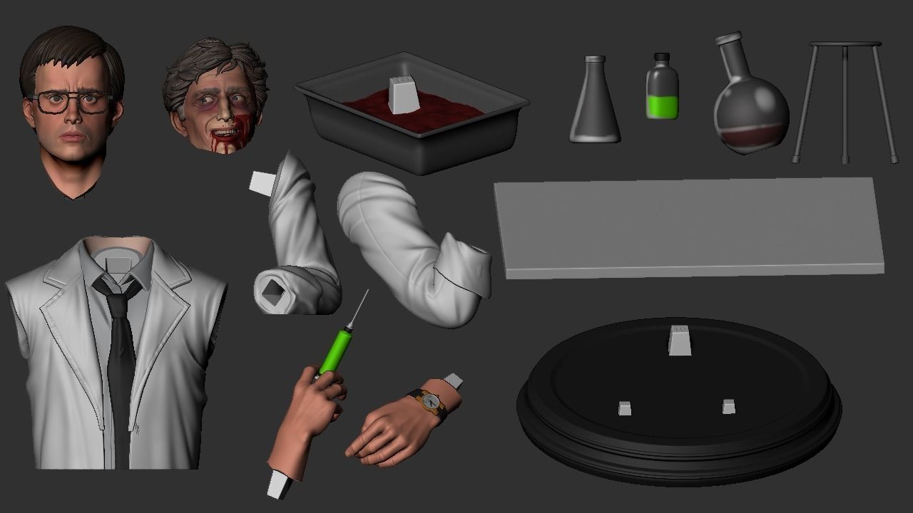 Re Animator - Slasher Icons 3D print model_18