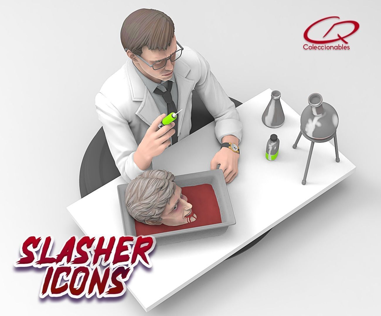 Re Animator - Slasher Icons 3D print model_12