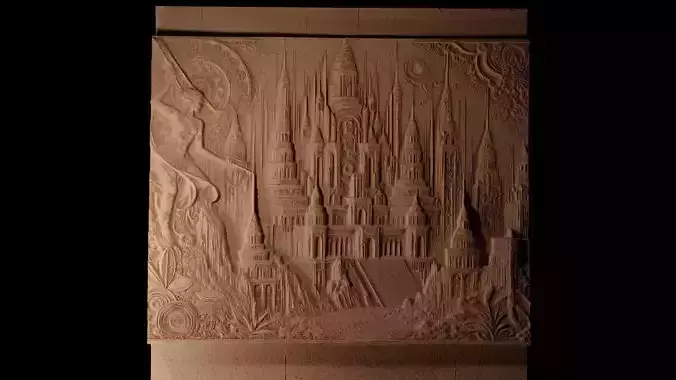 The Lost City Of El Dorado Sandcasting Bas High Relief CNC