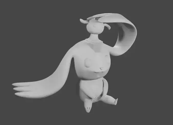 Digimon Terriermon 3D print model