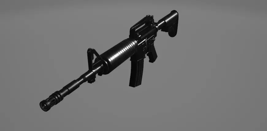 M4a1-Gun 3D model
