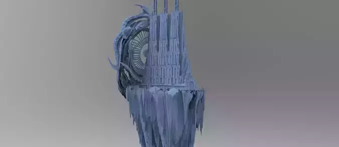 Floating Cthulhu portal tower