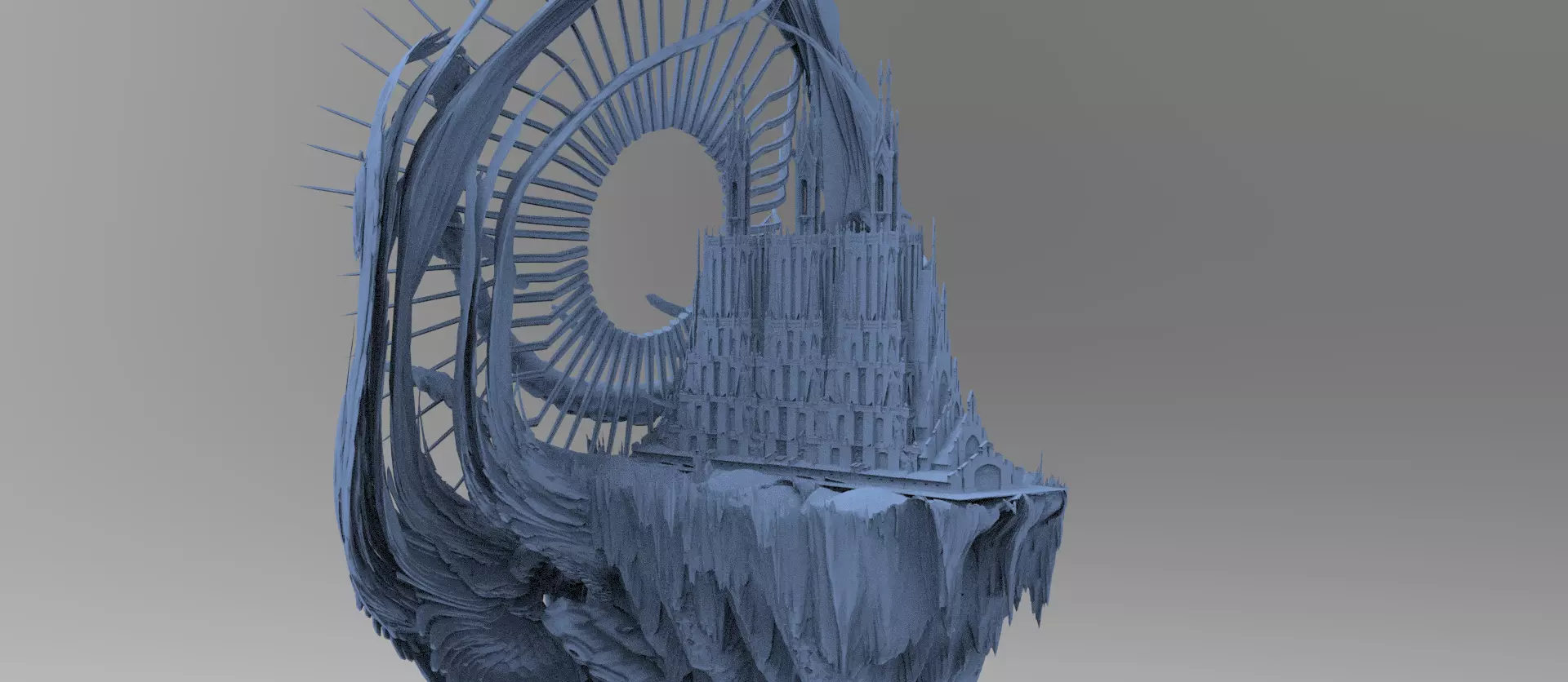 Floating Cthulhu ring 1  3D model_0