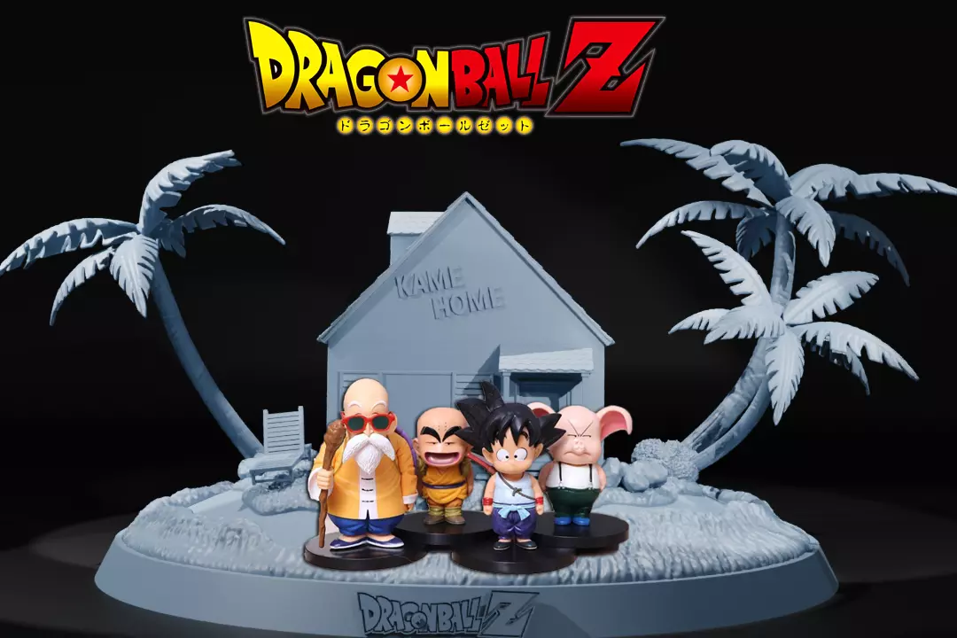 BASE KAME HOME - DRAGON BALL - SPLIT PART 3D print model_0