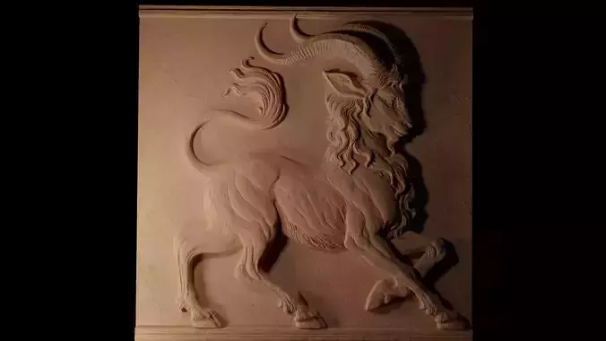 Satyr Sandcasting Bas High Relief CNC