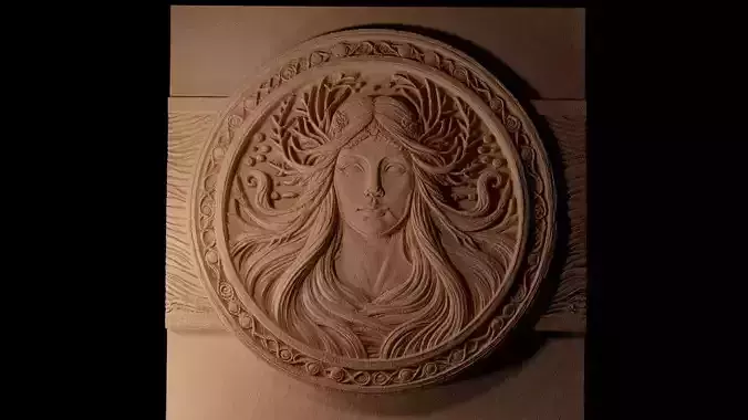 Rusalka Sandcasting Bas High Relief CNC