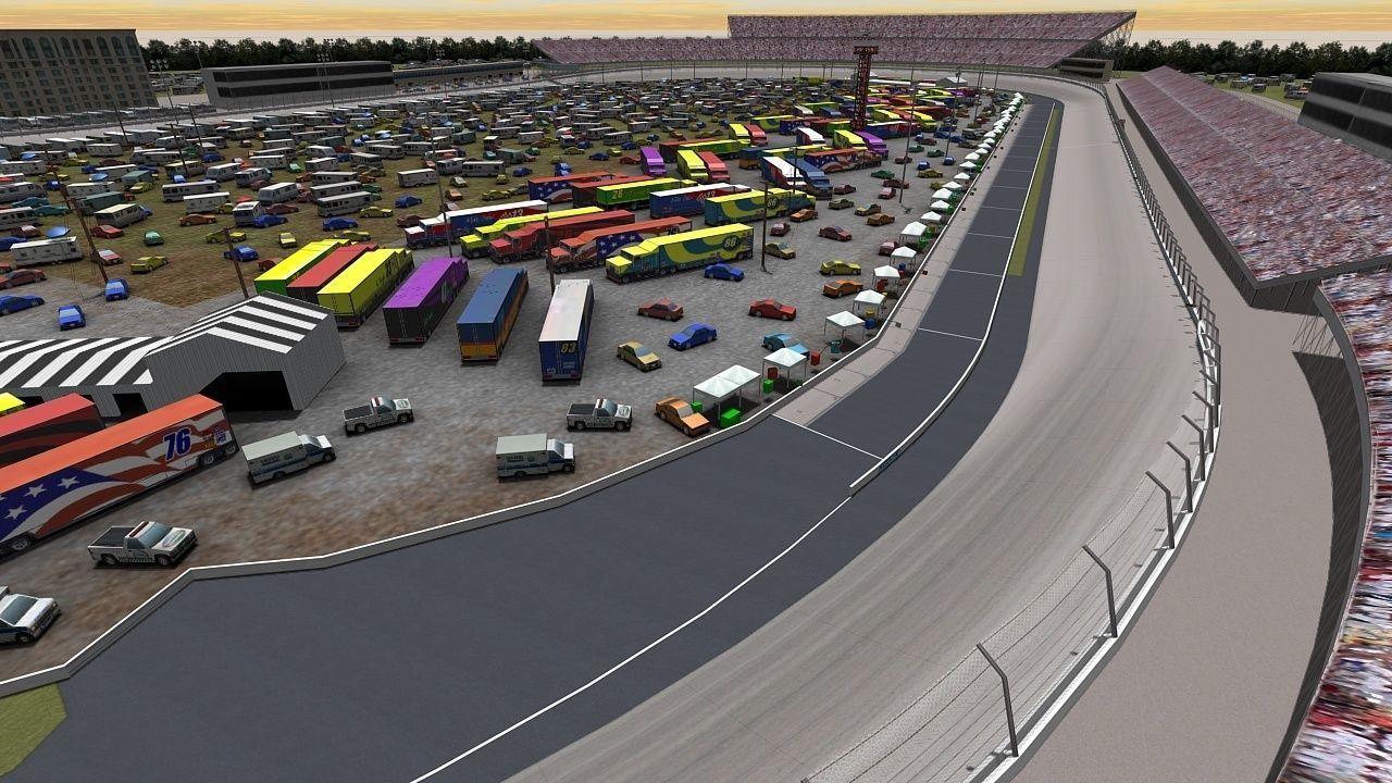 Dover Motor Speedway Game Ready Low-poly 3D model_5