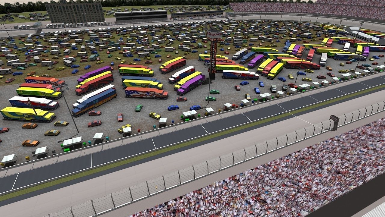 Dover Motor Speedway Game Ready Low-poly 3D model_7