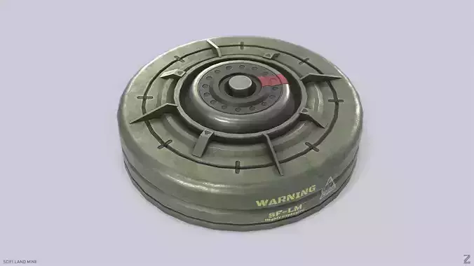Sci fi land mine