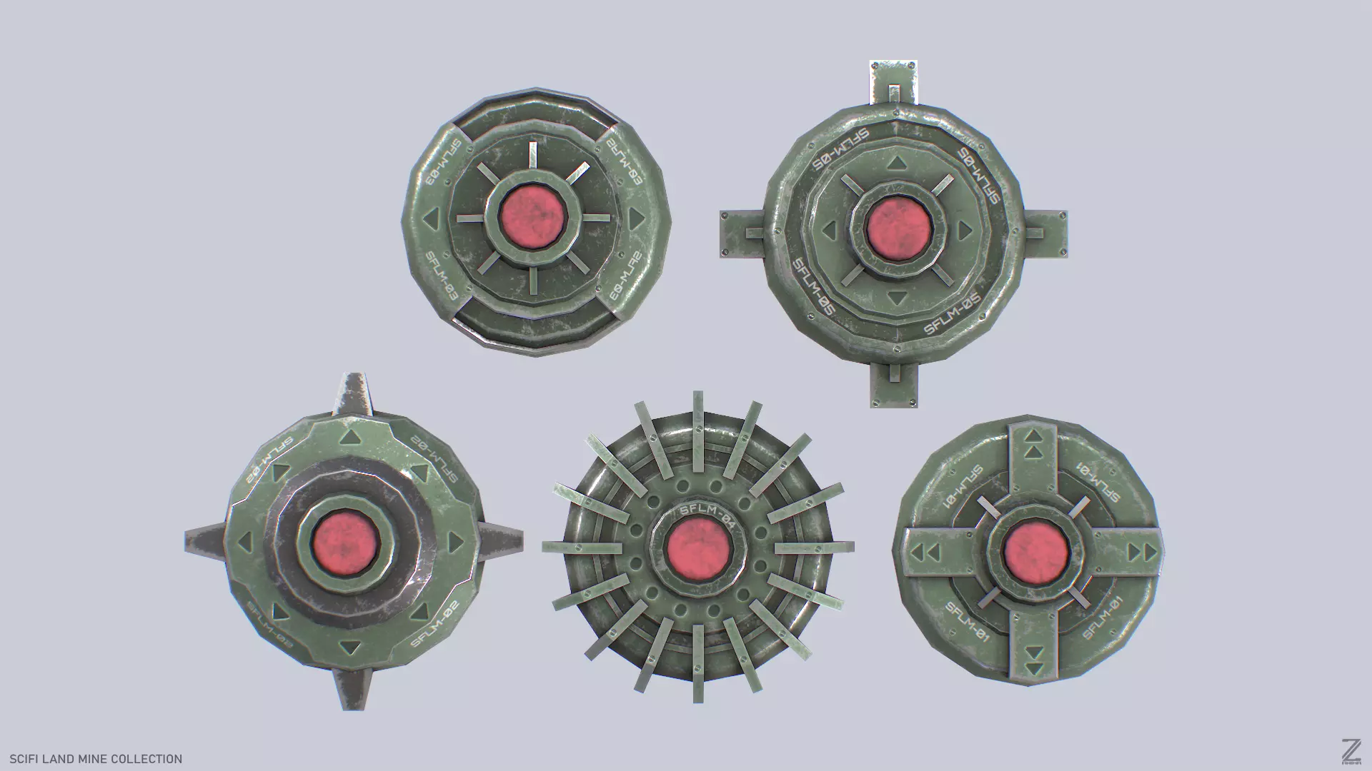 Sci fi land mine collection _0