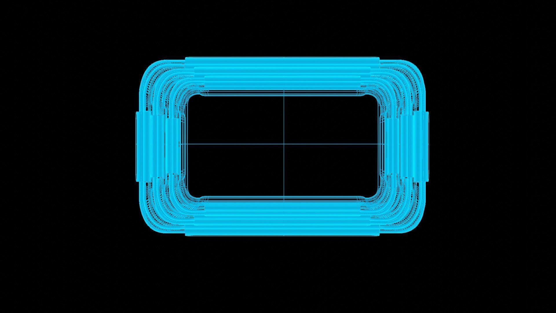 Food Storage Container Low-poly 3D model_6