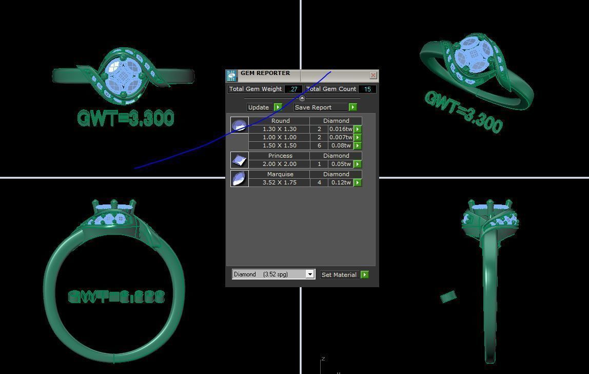 FASION RING 3D model_2