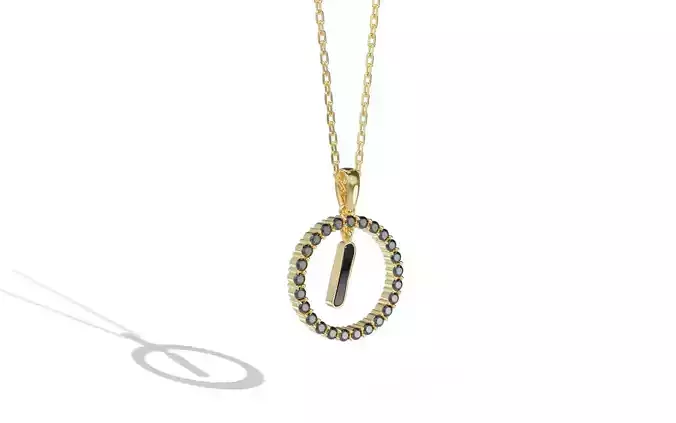 ROUND A-Z LADIES PENDANTS