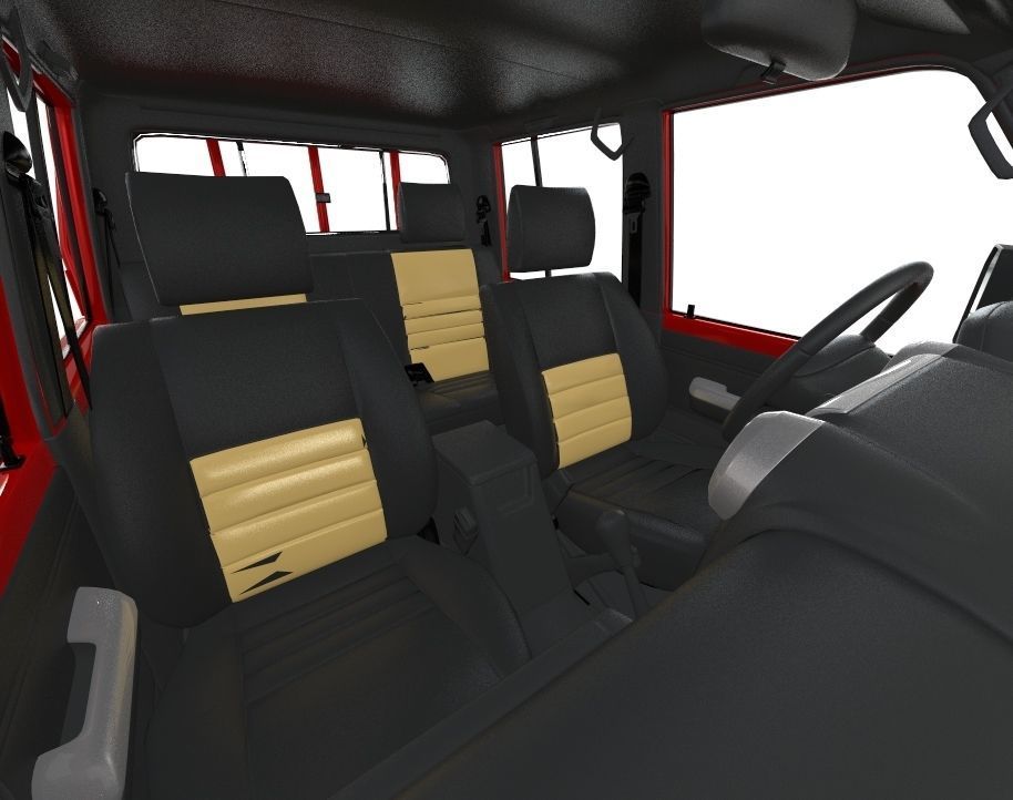 Generic Land Cruiser Serie 79 Double Cab 2024 Stock 3D model_8