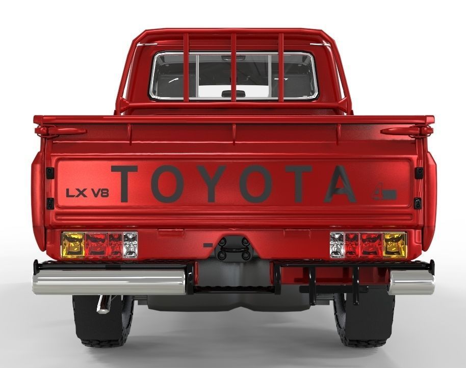 Generic Land Cruiser Serie 79 Double Cab 2024 Stock 3D model_4