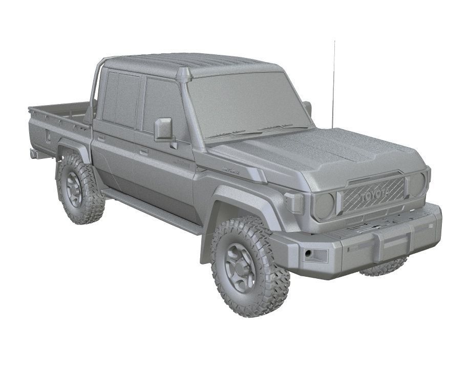 Generic Land Cruiser Serie 79 Double Cab 2024 Stock 3D model_17