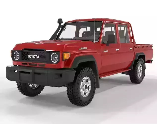 Generic Land Cruiser Serie 79 Double Cab 2024 Stock  3D model