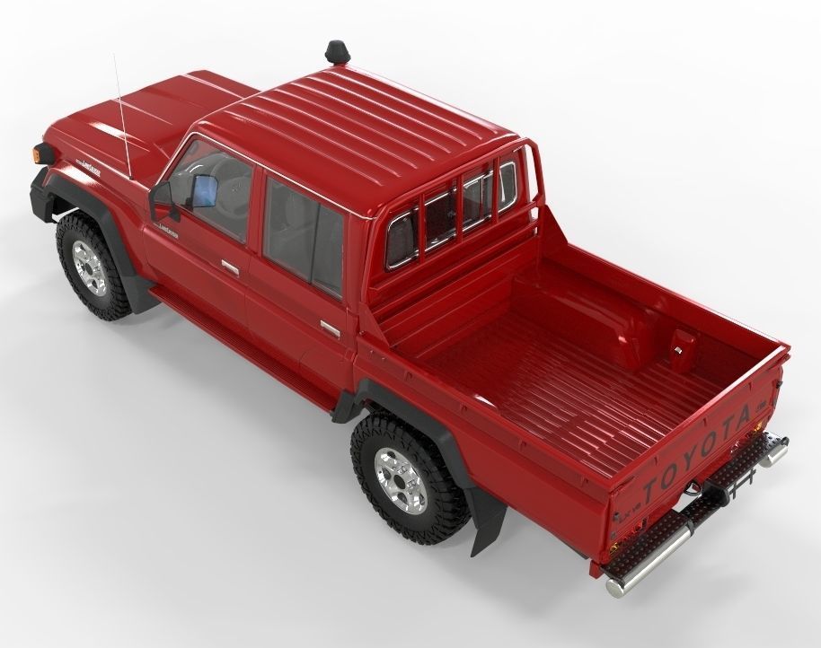 Generic Land Cruiser Serie 79 Double Cab 2024 Stock 3D model_5