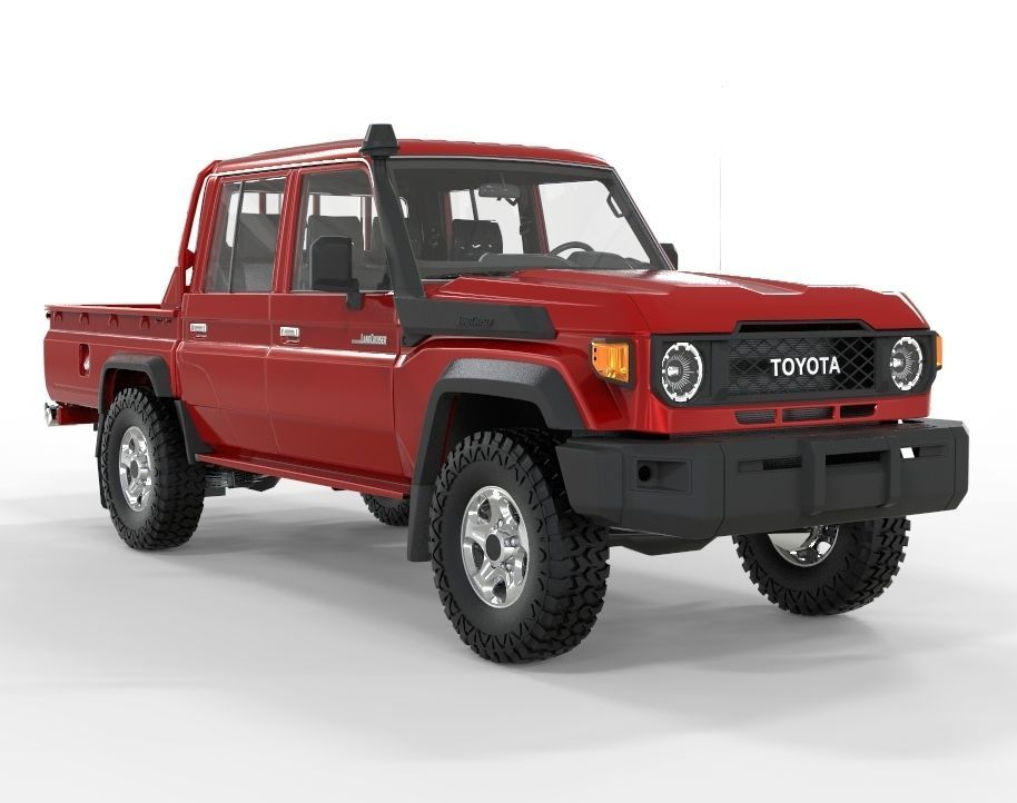 Generic Land Cruiser Serie 79 Double Cab 2024 Stock 3D model_6