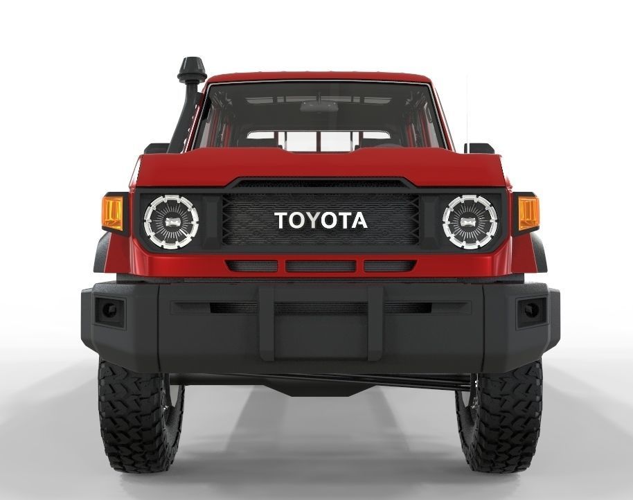 Generic Land Cruiser Serie 79 Double Cab 2024 Stock 3D model_3