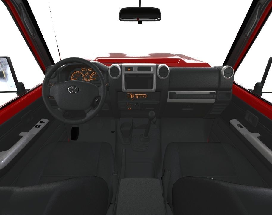 Generic Land Cruiser Serie 79 Double Cab 2024 Stock 3D model_7