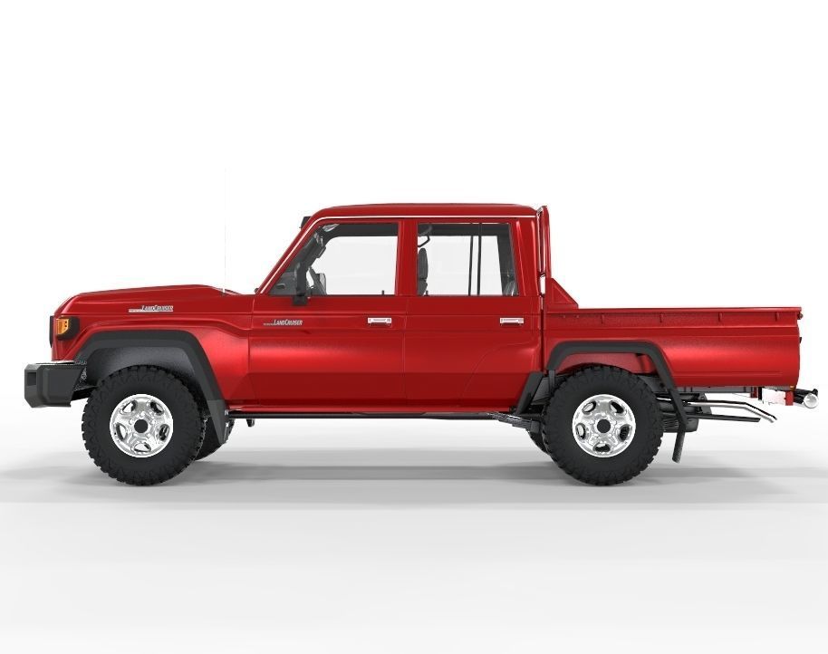 Generic Land Cruiser Serie 79 Double Cab 2024 Stock 3D model_1