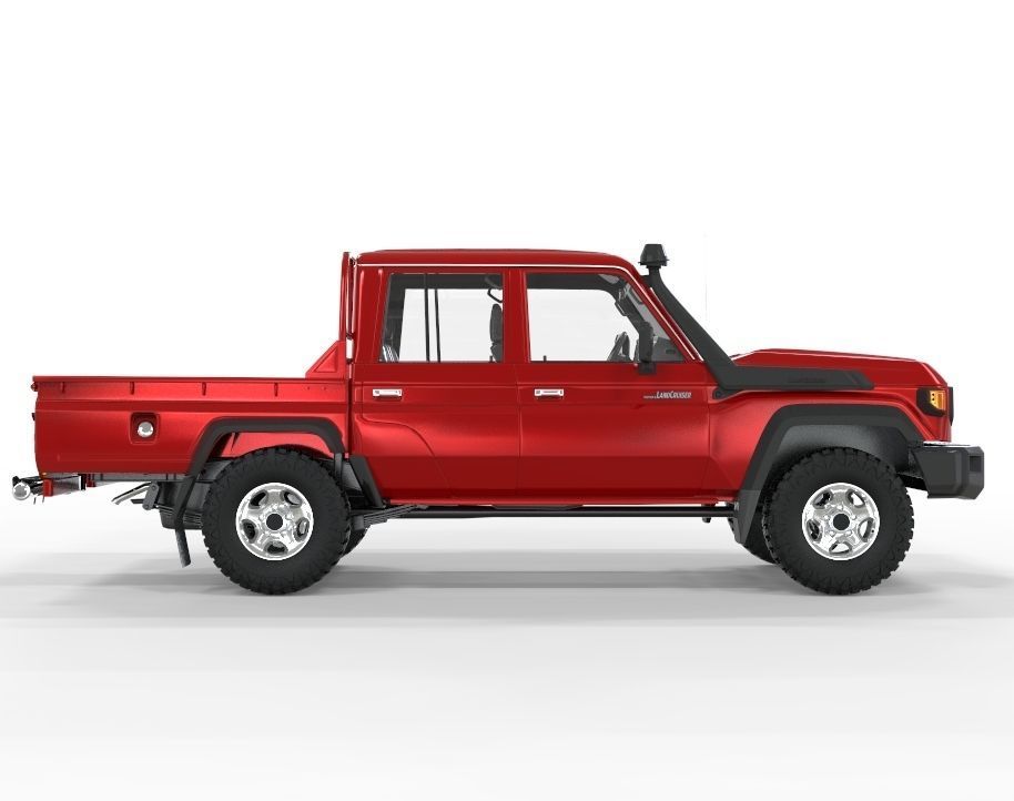 Generic Land Cruiser Serie 79 Double Cab 2024 Stock 3D model_2
