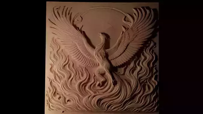 Phoenix Sandcasting Bas High Relief CNC