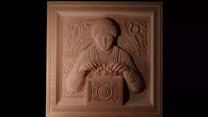 Pandoras Box CNC 3d Print High Relief Sand Casting