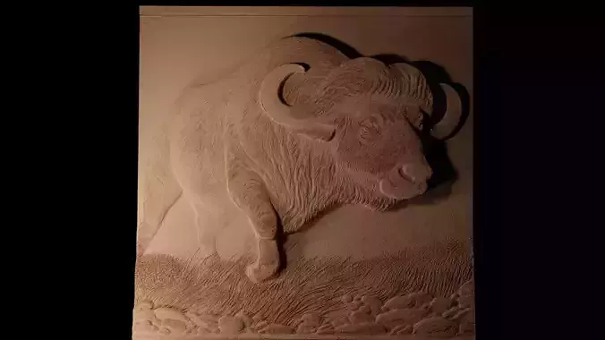 Ox CNC 3d Print High Relief Sand Casting